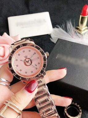 Pandora Rose Gold and Pink Women's Bracelet Watch